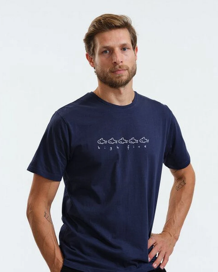 GARY MASH T-Shirt High Five aus Bio-Baumwolle