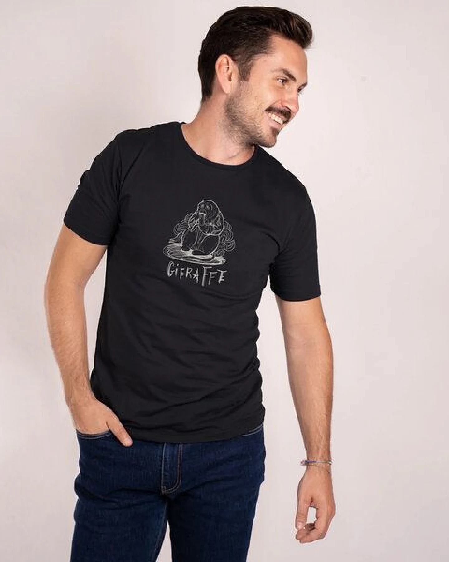 GARY MASH T-Shirt Gieraffe aus Bio-Baumwolle – Ansicht 2