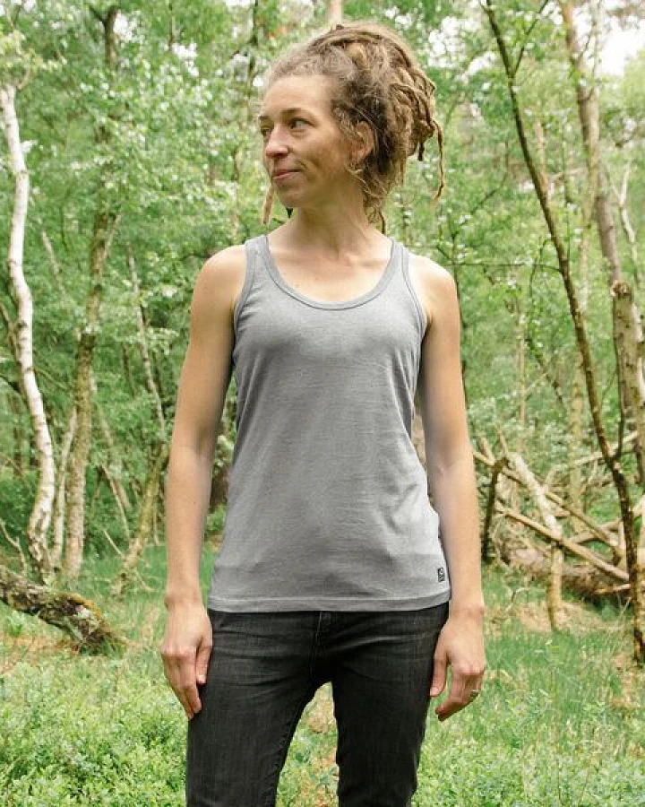 Cmig Damen Tank-Top Blaubeere