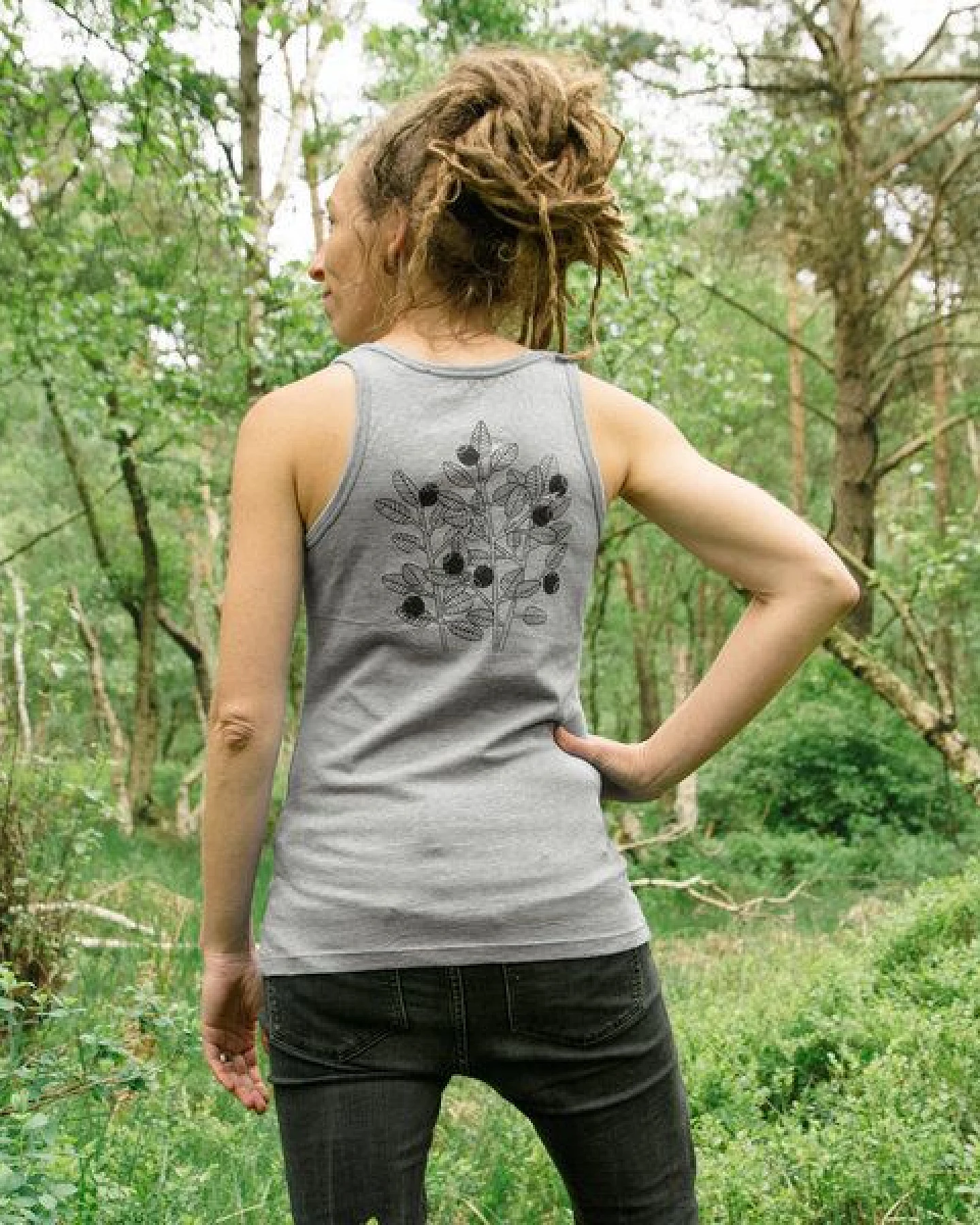 Cmig Damen Tank-Top Blaubeere – Ansicht 3