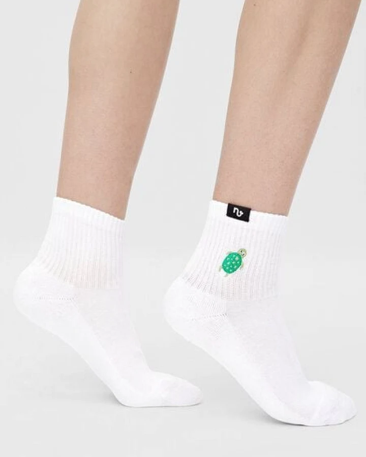 Natural Vibes Turtle Quarter Socken