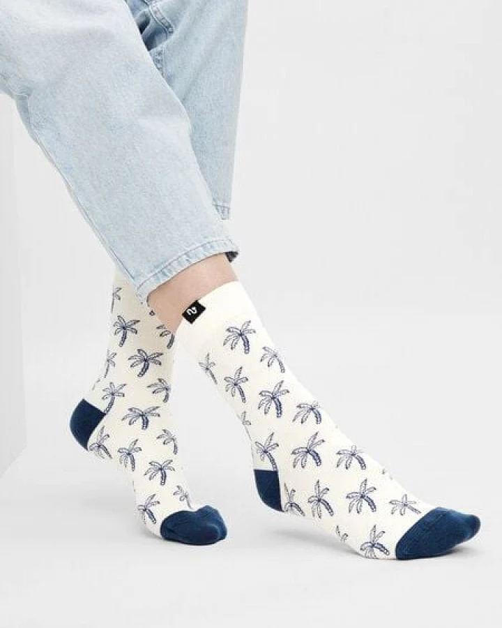 Natural Vibes Palmen Socken Bio GOTS