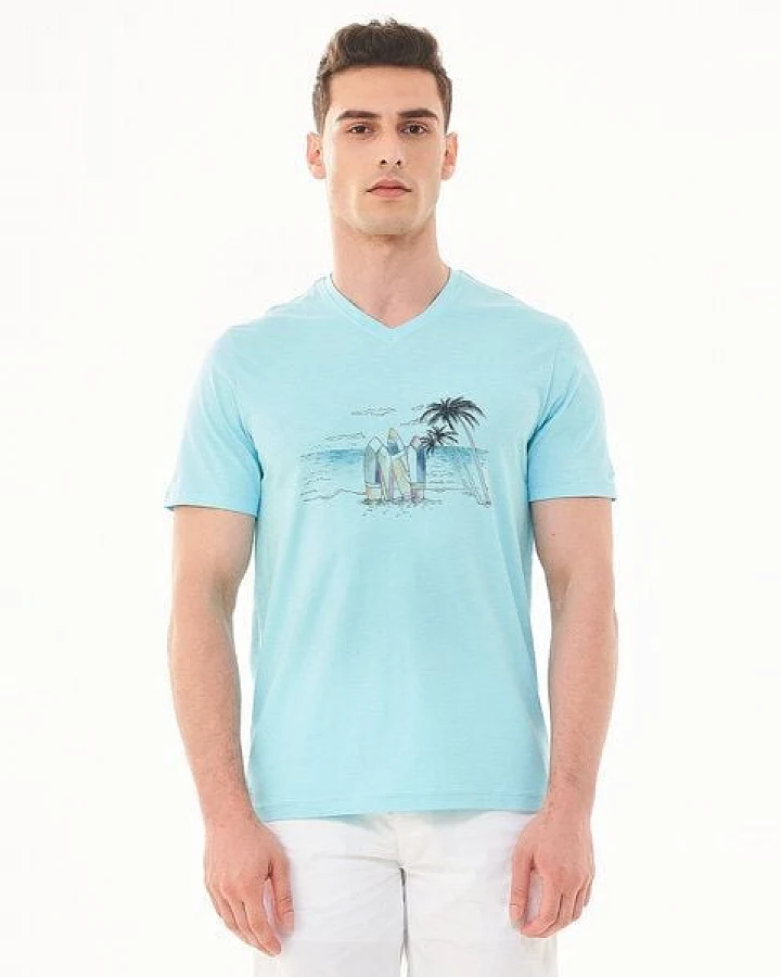 ORGANICATION T-Shirt aus Bio-Baumwolle mit Print