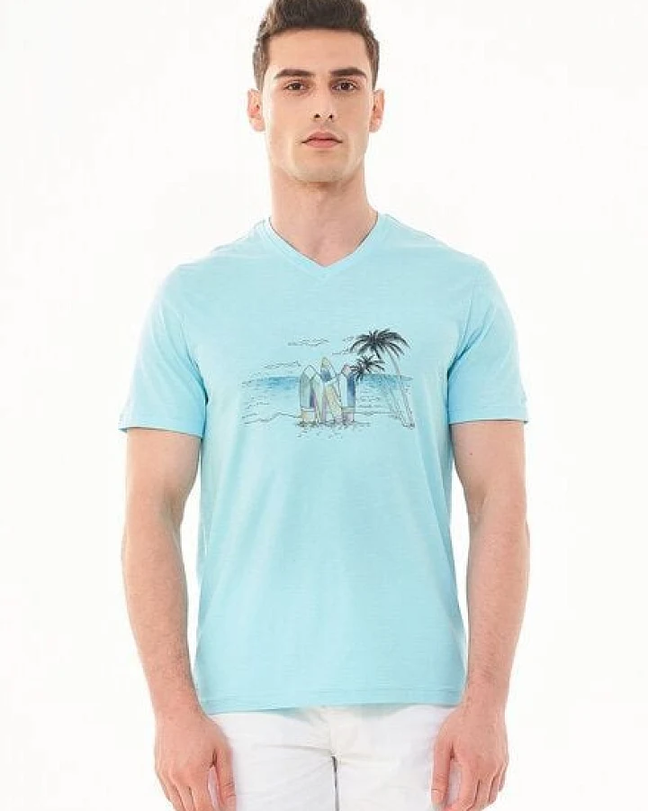ORGANICATION T-Shirt aus Bio-Baumwolle mit Print