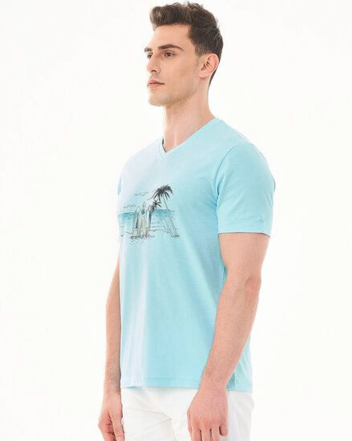 ORGANICATION T-Shirt aus Bio-Baumwolle mit Print – Ansicht 3