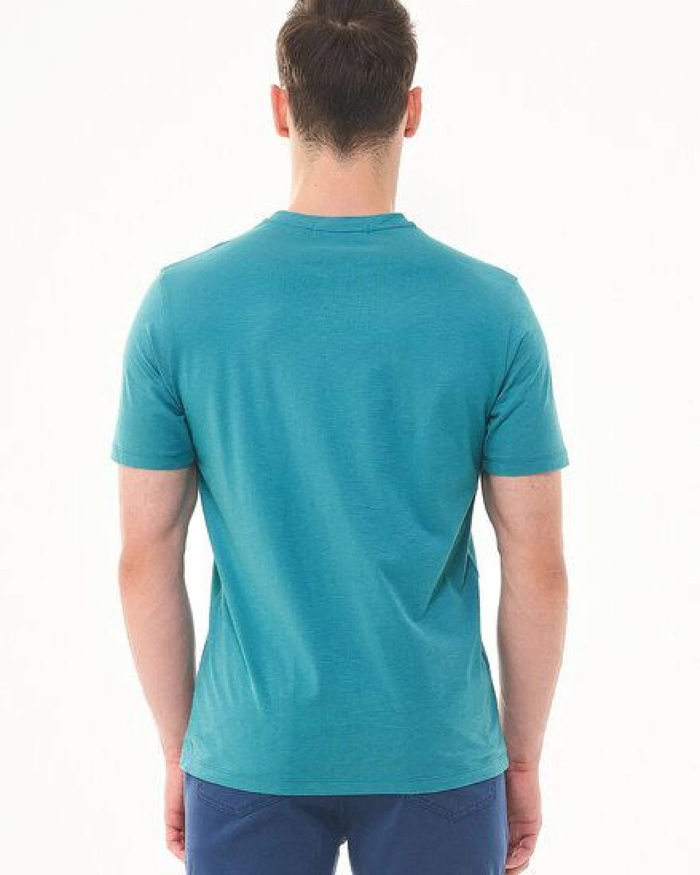 ORGANICATION T-Shirt aus Bio-Baumwolle mit Fisch-Print – Ansicht 4