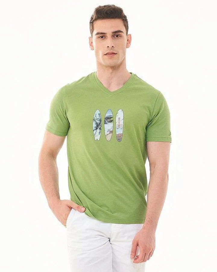 ORGANICATION T-Shirt aus Bio-Baumwolle mit Print
