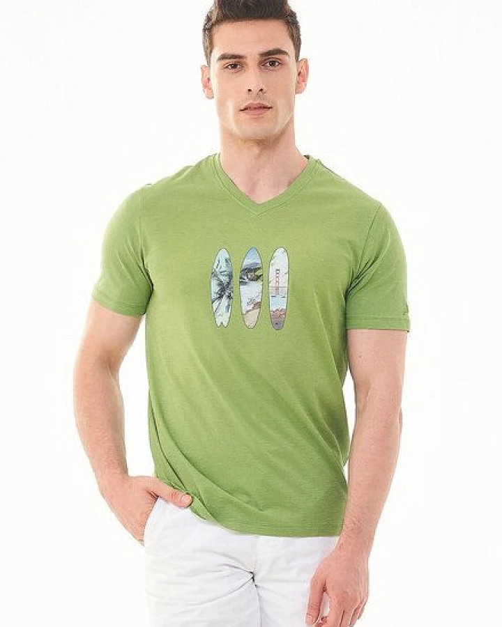 ORGANICATION T-Shirt aus Bio-Baumwolle mit Print