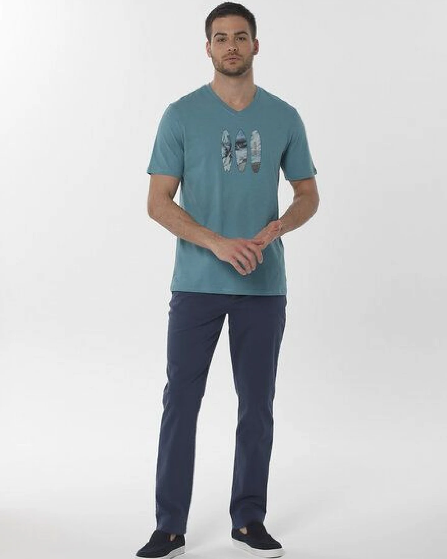 ORGANICATION T-Shirt aus Bio-Baumwolle mit Print – Ansicht 2