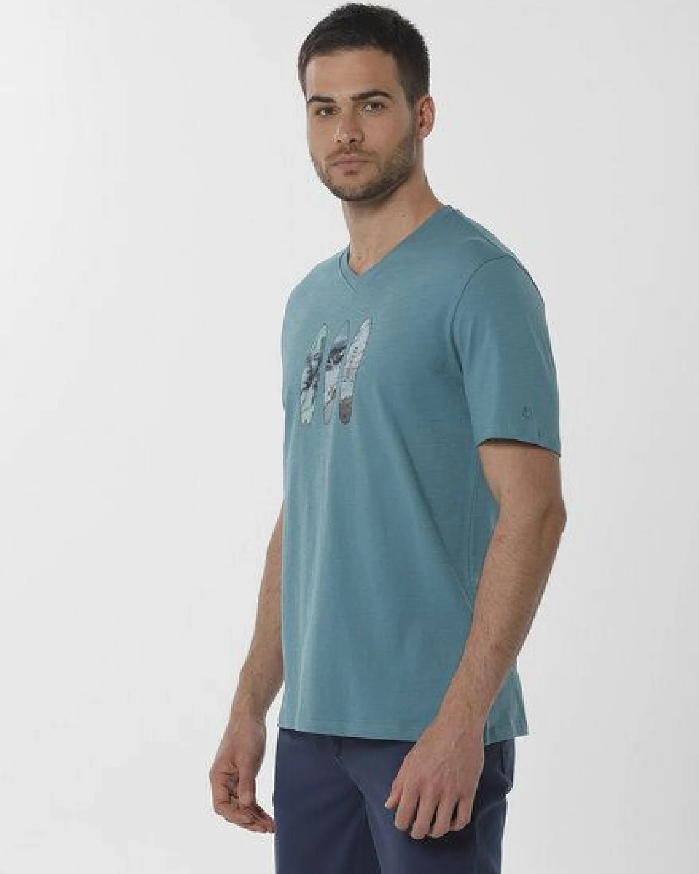 ORGANICATION T-Shirt aus Bio-Baumwolle mit Print – Ansicht 3
