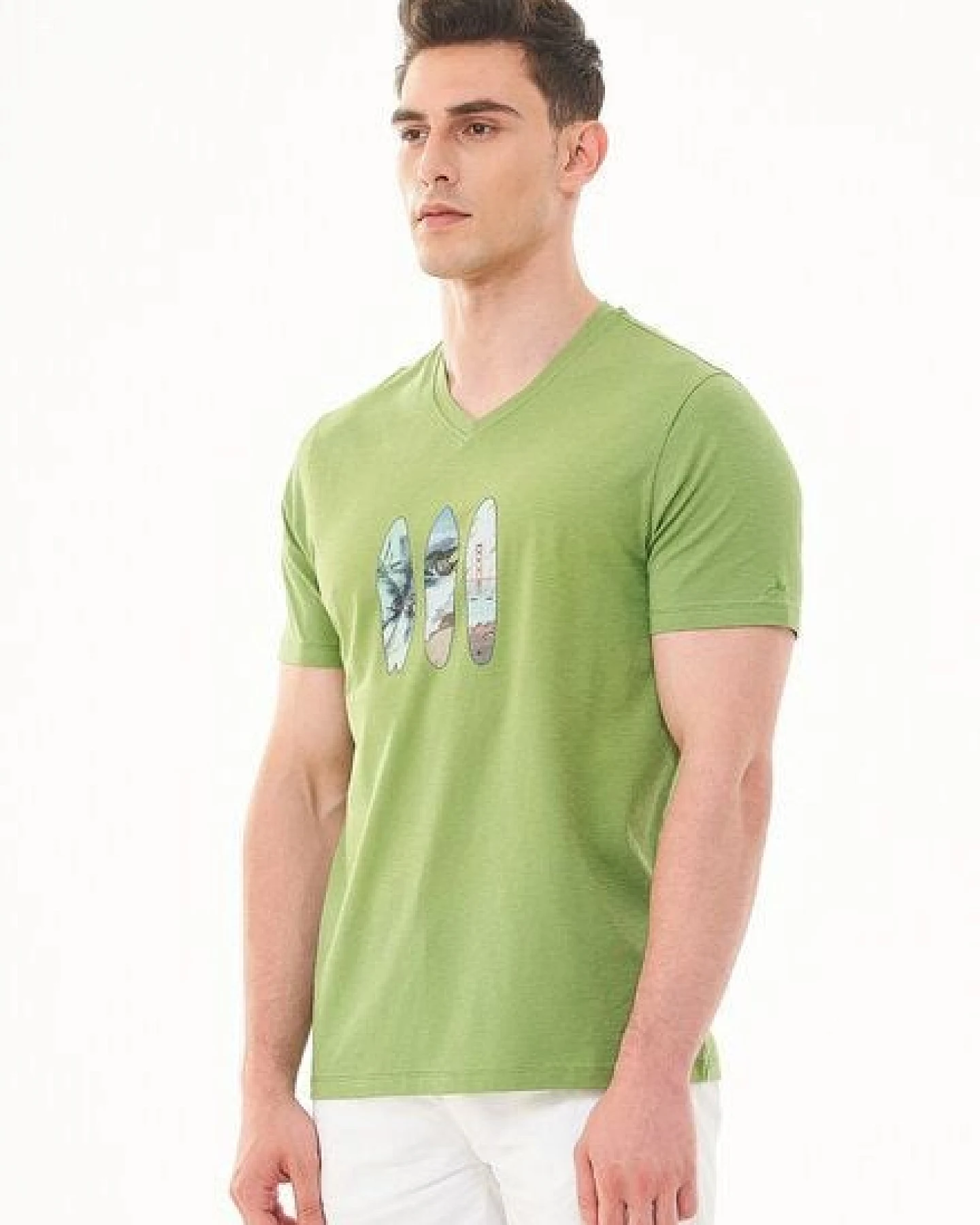 ORGANICATION T-Shirt aus Bio-Baumwolle mit Print – Ansicht 3