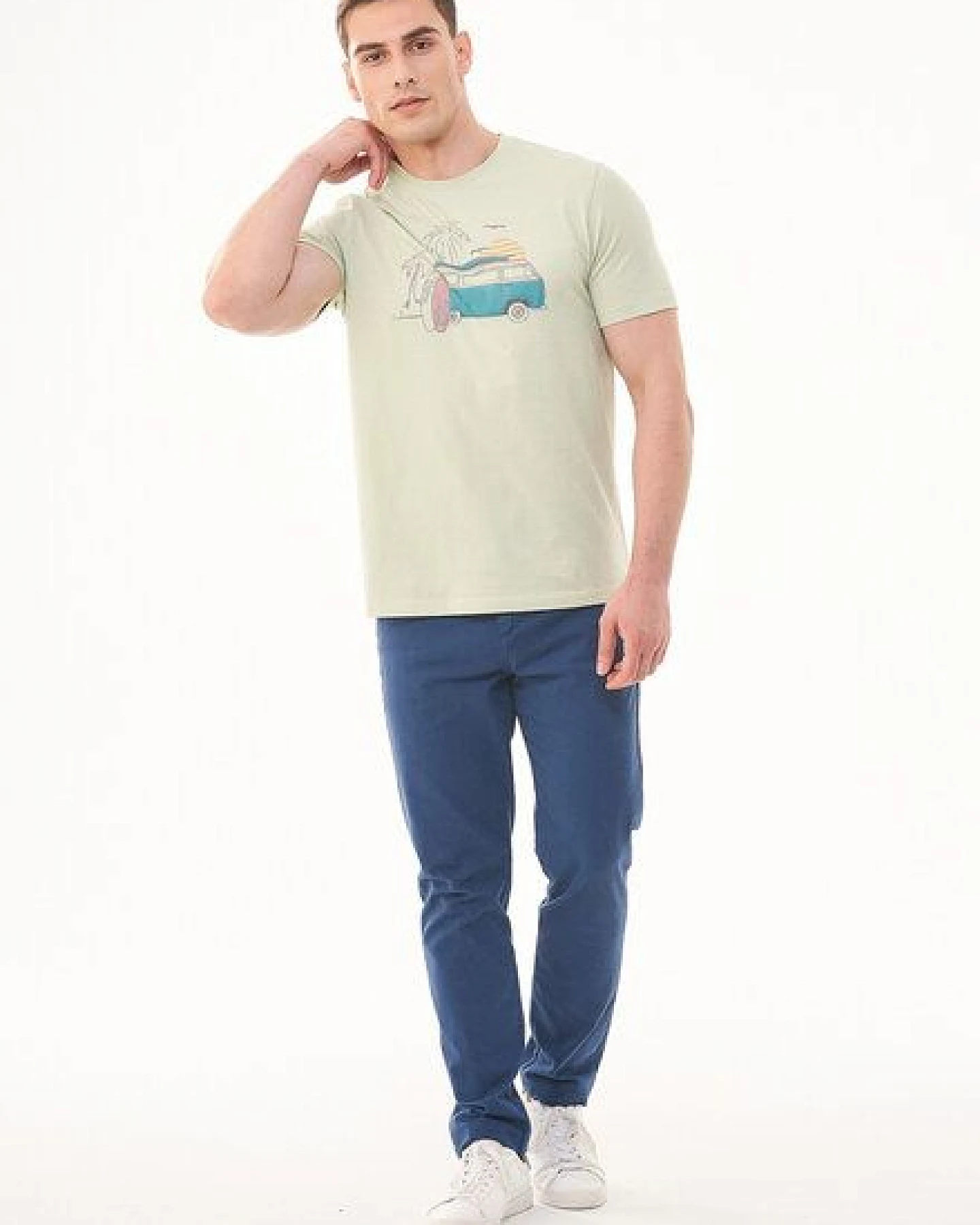 ORGANICATION T-Shirt aus Bio-Baumwolle mit Print – Ansicht 2