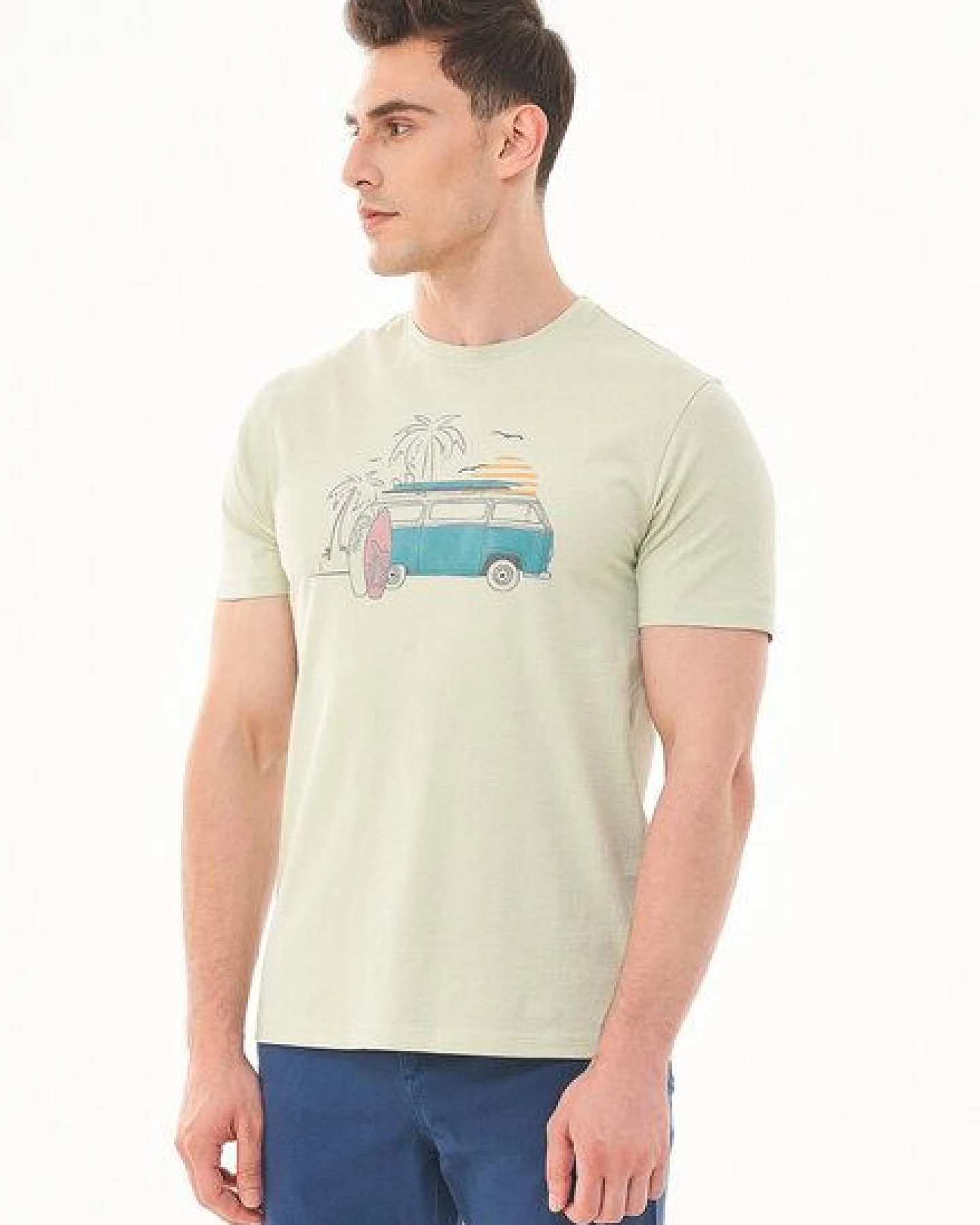 ORGANICATION T-Shirt aus Bio-Baumwolle mit Print – Ansicht 3