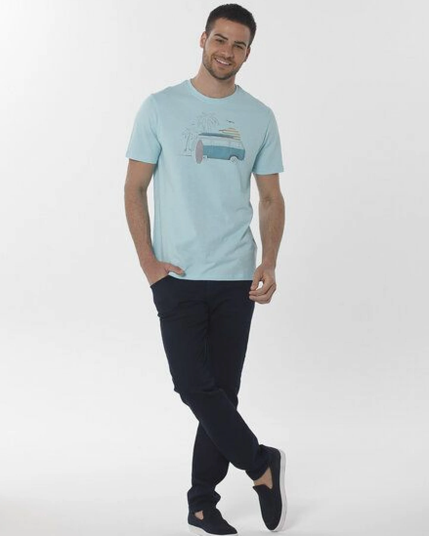 ORGANICATION T-Shirt aus Bio-Baumwolle mit Print – Ansicht 2