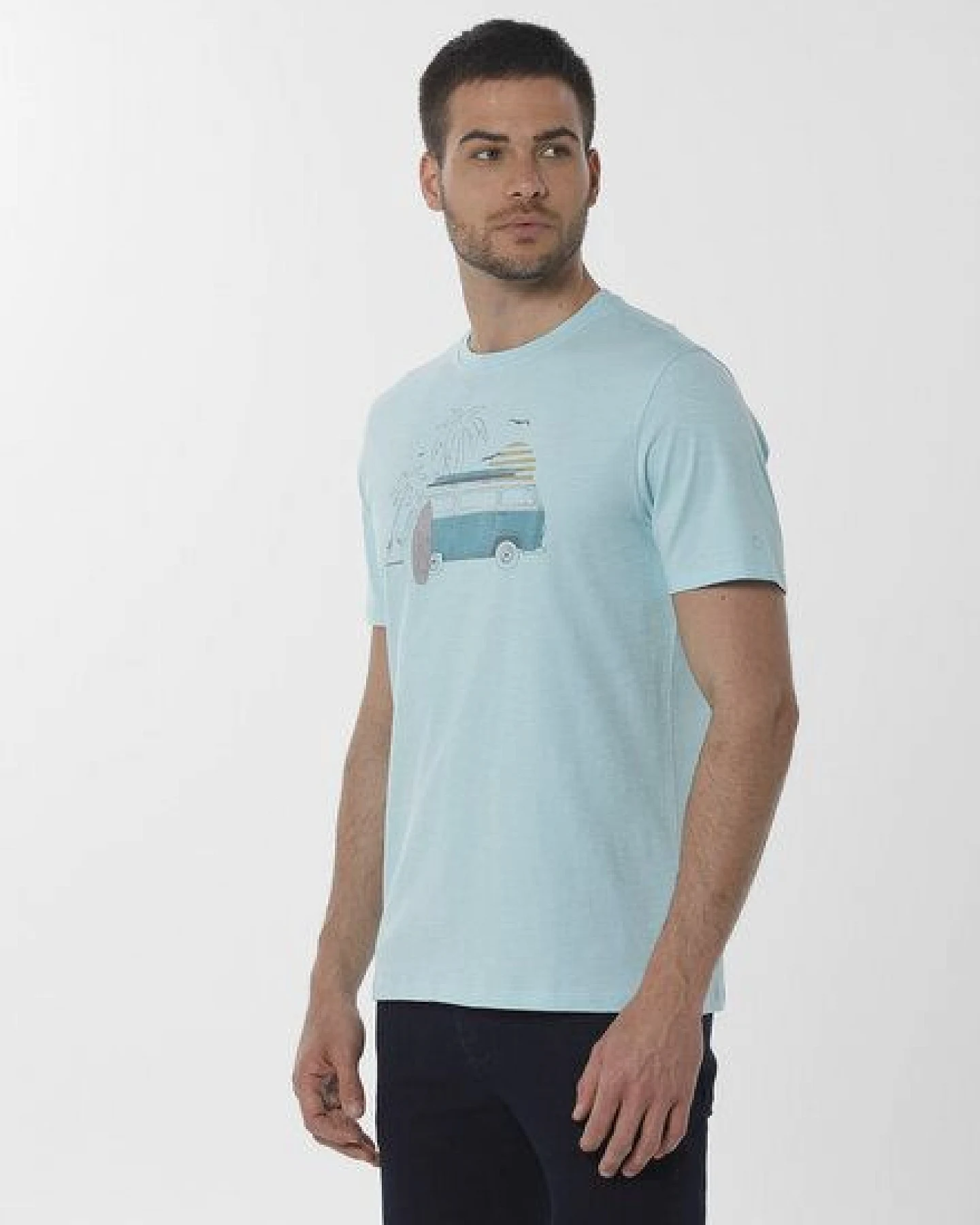 ORGANICATION T-Shirt aus Bio-Baumwolle mit Print – Ansicht 3