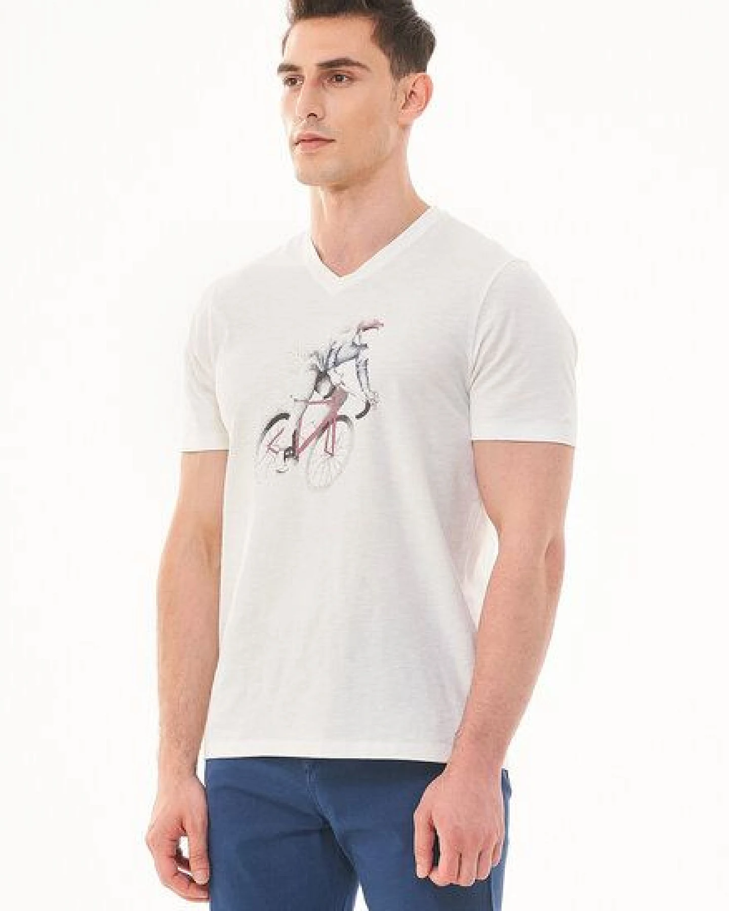 ORGANICATION T-Shirt aus Bio-Baumwolle mit Print – Ansicht 3