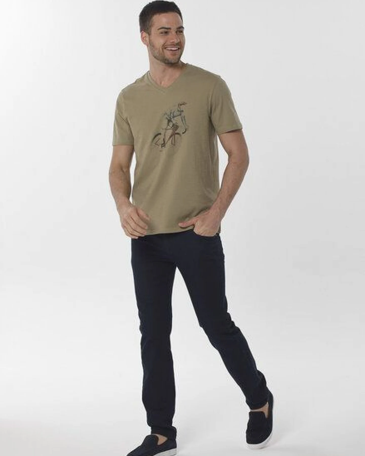 ORGANICATION T-Shirt aus Bio-Baumwolle mit Print – Ansicht 2