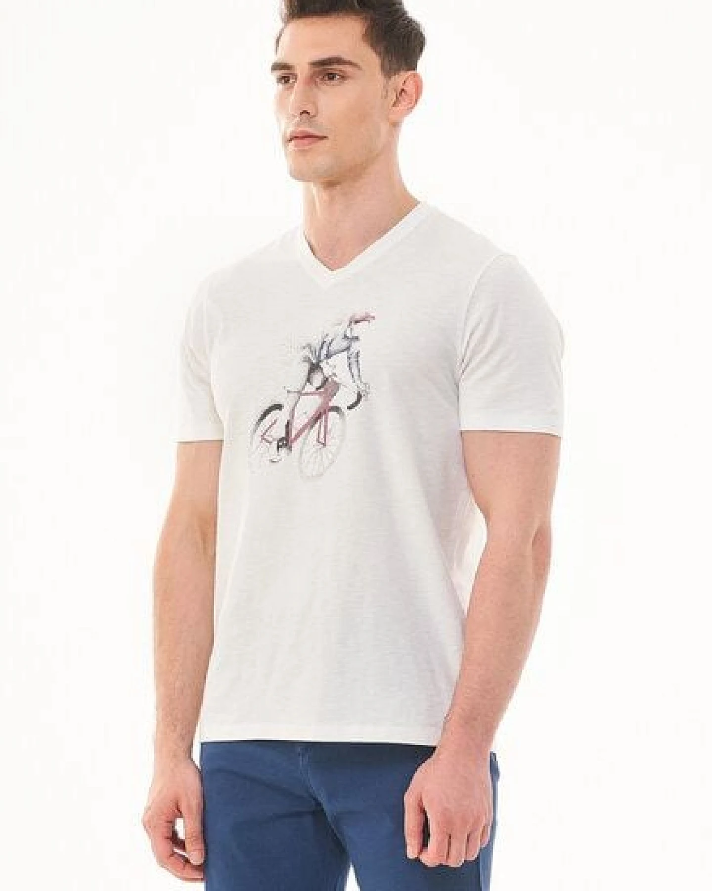 ORGANICATION T-Shirt aus Bio-Baumwolle mit Print – Ansicht 3