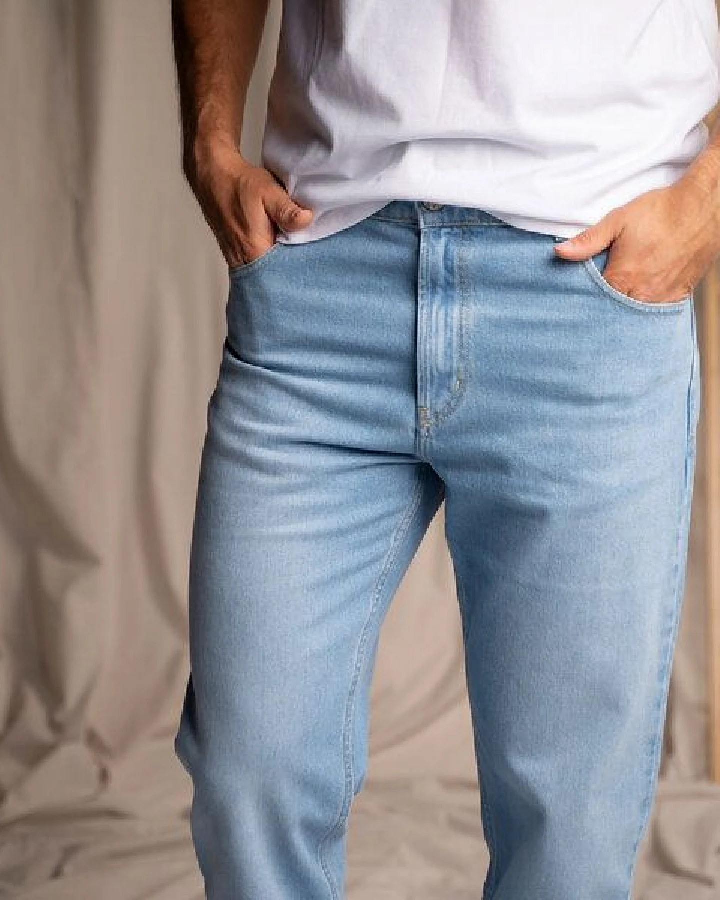 Vresh Clothing Valco - Regular Jeans aus Biobaumwoll-Mix – Ansicht 3