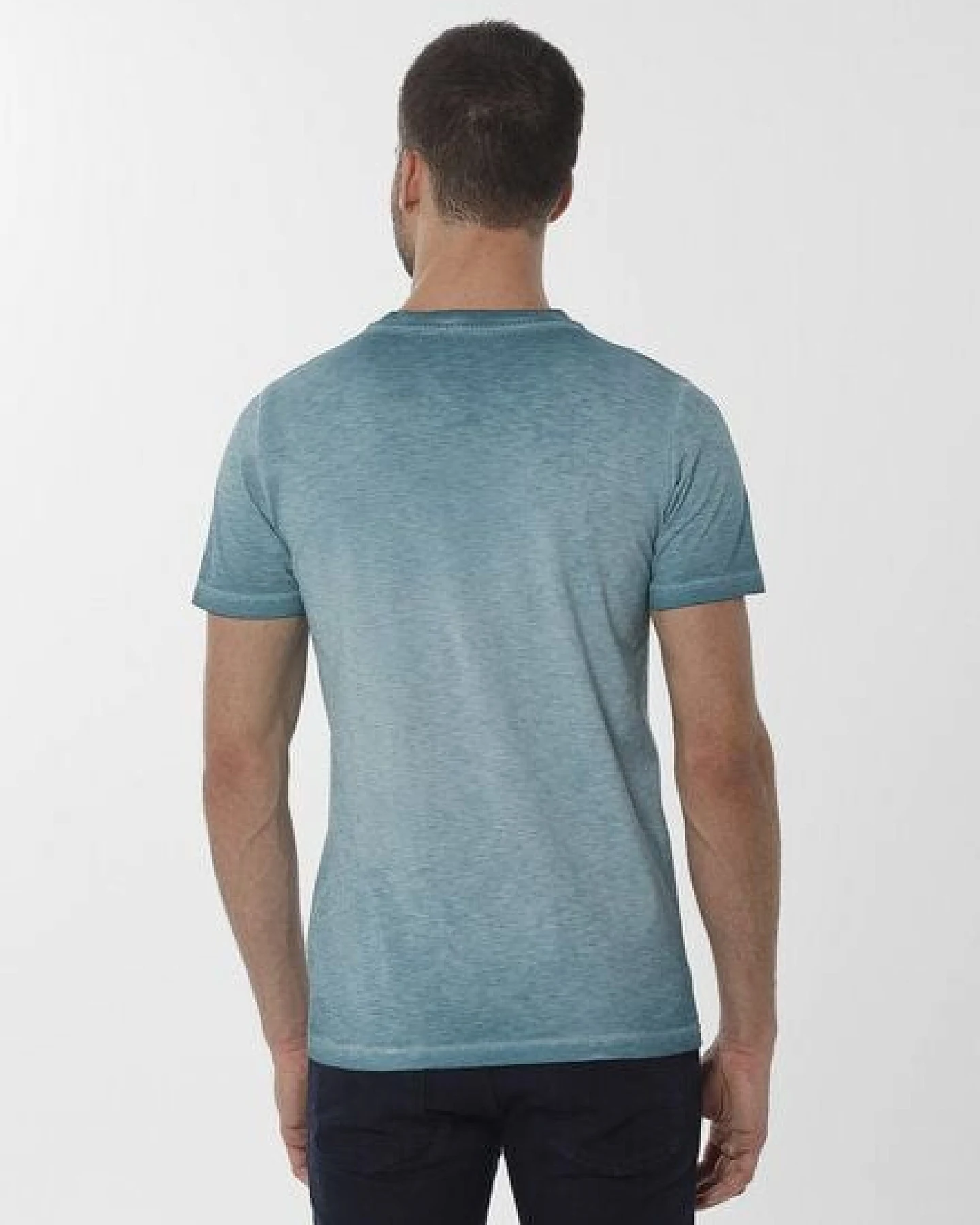 ORGANICATION Cold Pigment Dyed T-Shirt aus Bio-Baumwolle mit Print – Ansicht 4
