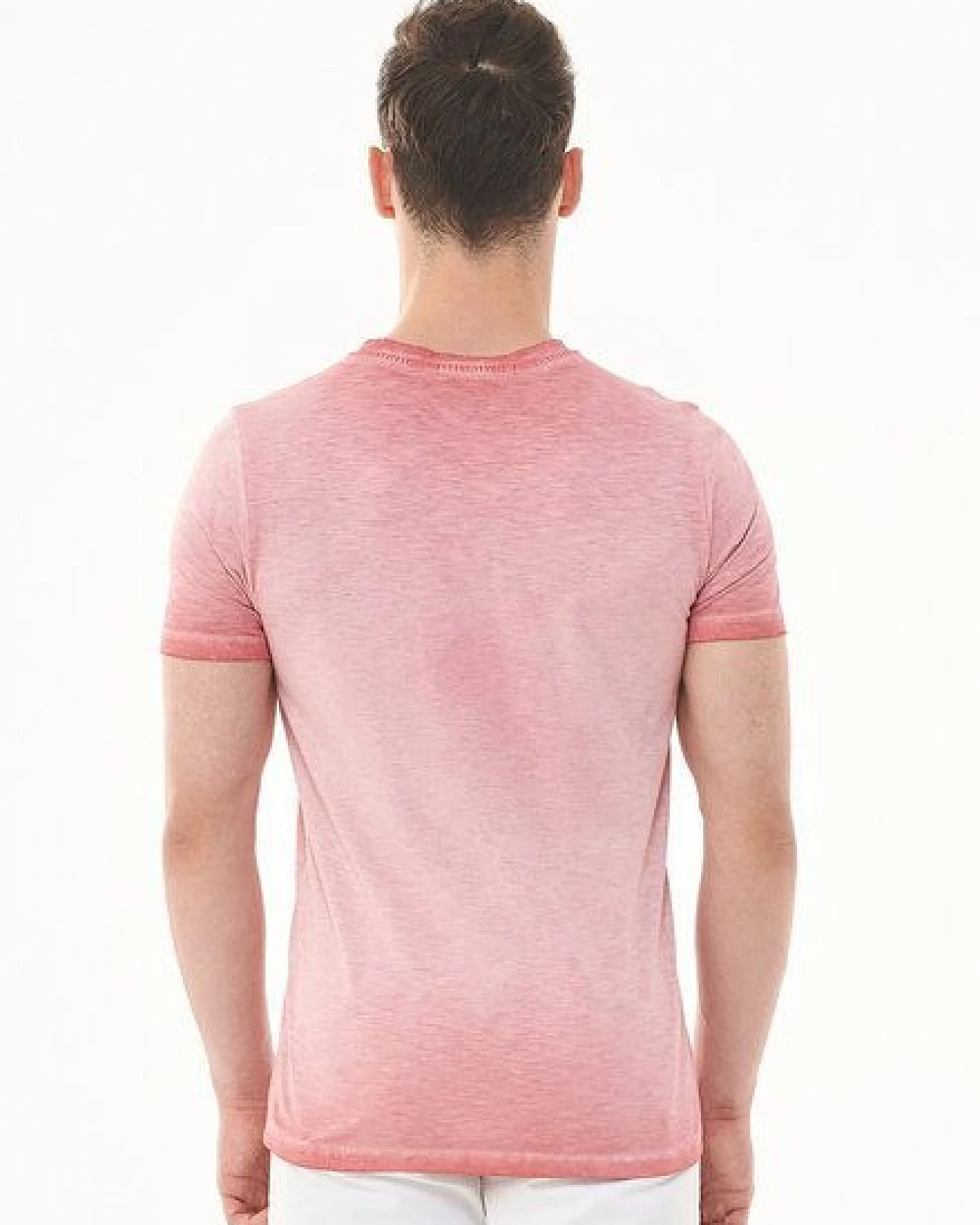 ORGANICATION Cold Pigment Dyed T-Shirt aus Bio-Baumwolle mit Print – Ansicht 4