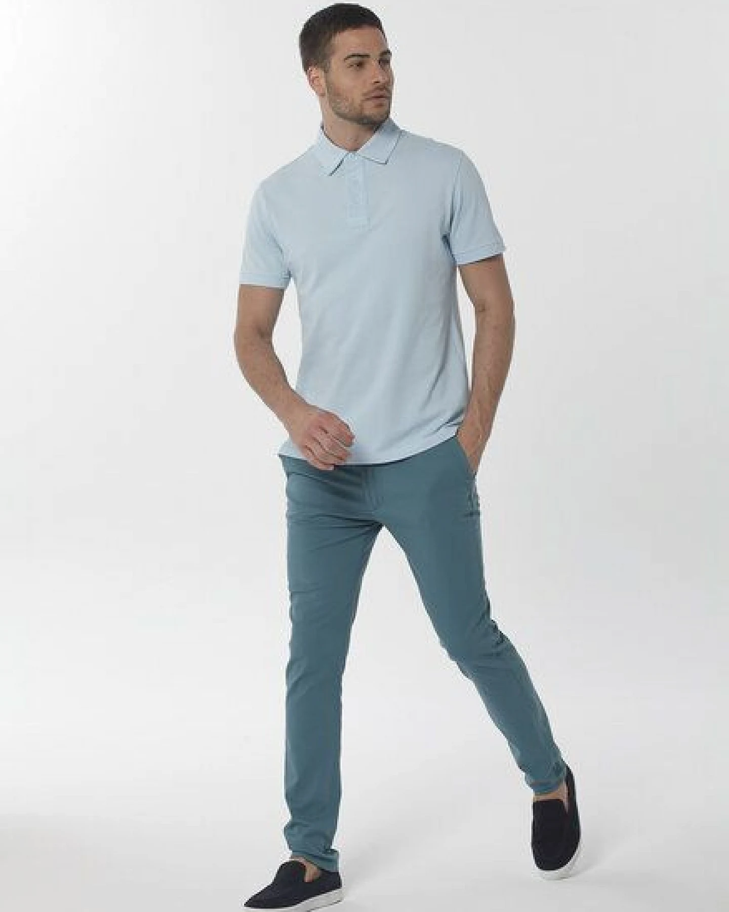 ORGANICATION Poloshirt aus Bio-Baumwolle – Ansicht 2