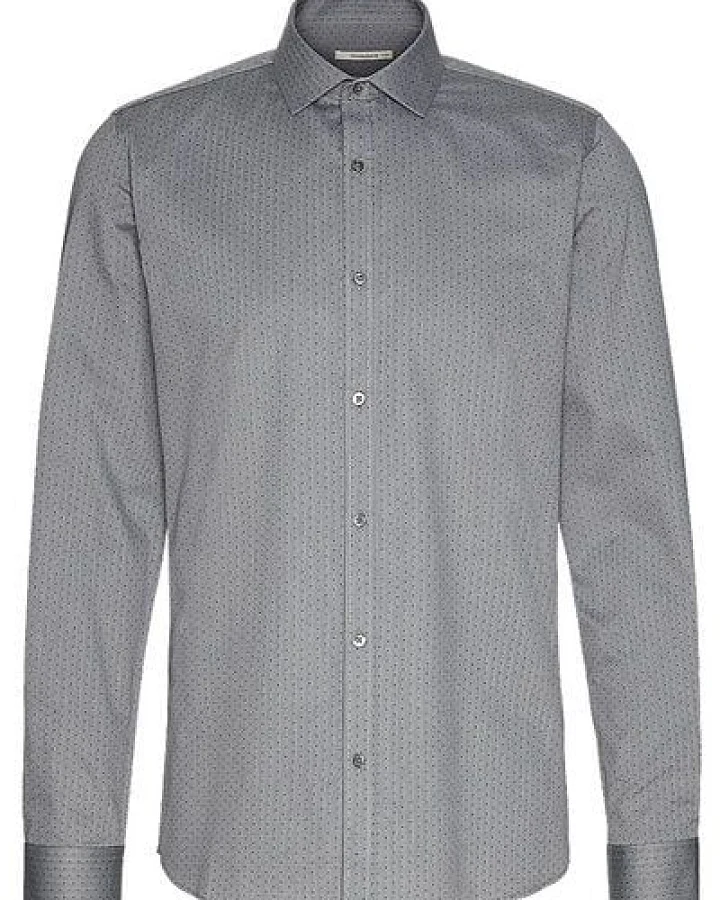 Wunderwerk Herrenhemd aus Bio-Baumwolle "Flanell shirt shark collar male"