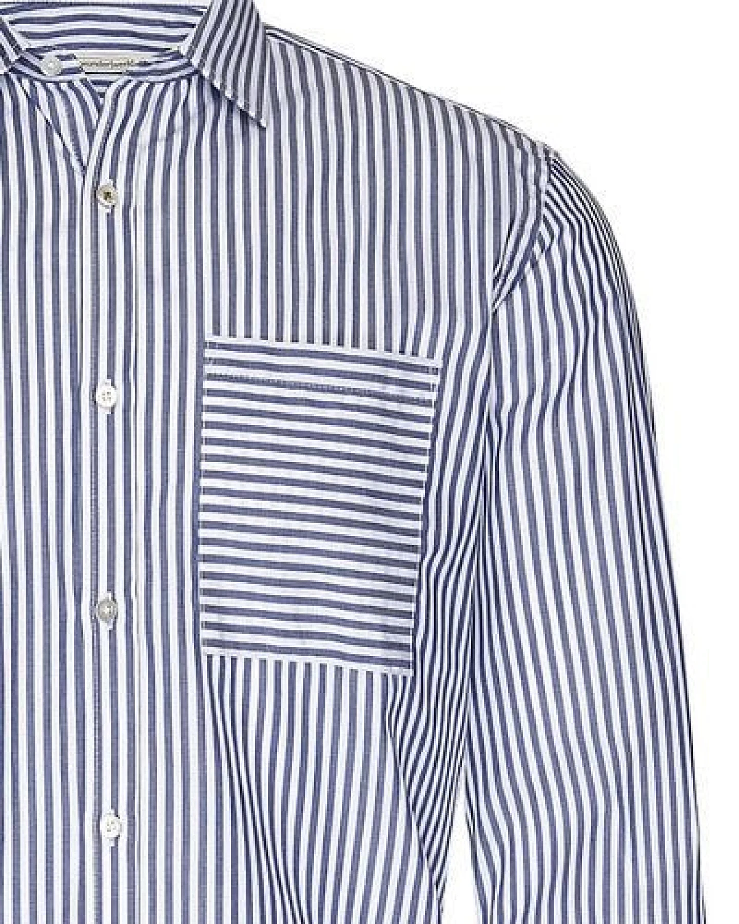Wunderwerk Herrenhemd aus Bio-Baumwolle "Metro shirt slim bold stripe" – Ansicht 3
