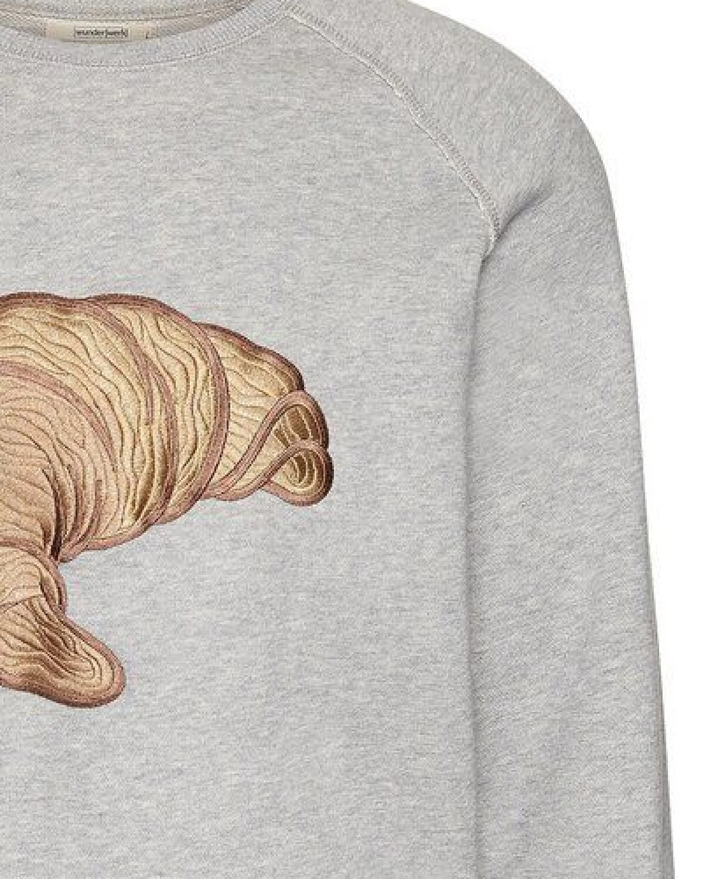 Wunderwerk Herren Pullover aus Bio-Baumwolle "croissant embroidery" – Ansicht 4