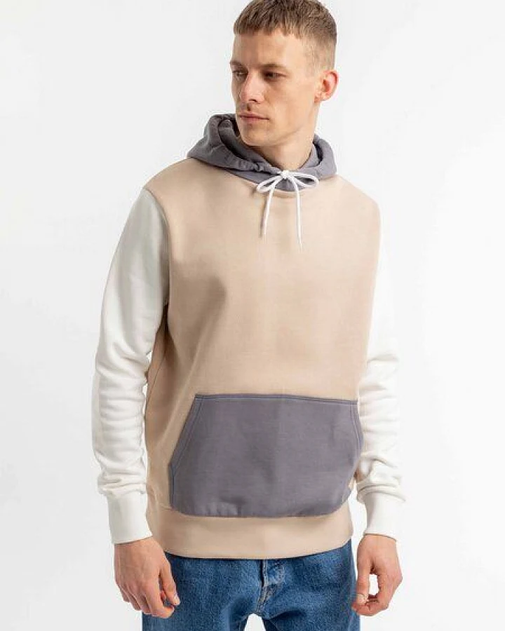 Rotholz Farbblock Hoodie