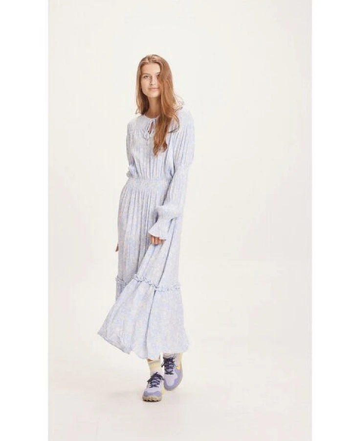 KnowledgeCotton Apparel Maxikleid FLEUR aus Lenzing EcoVero