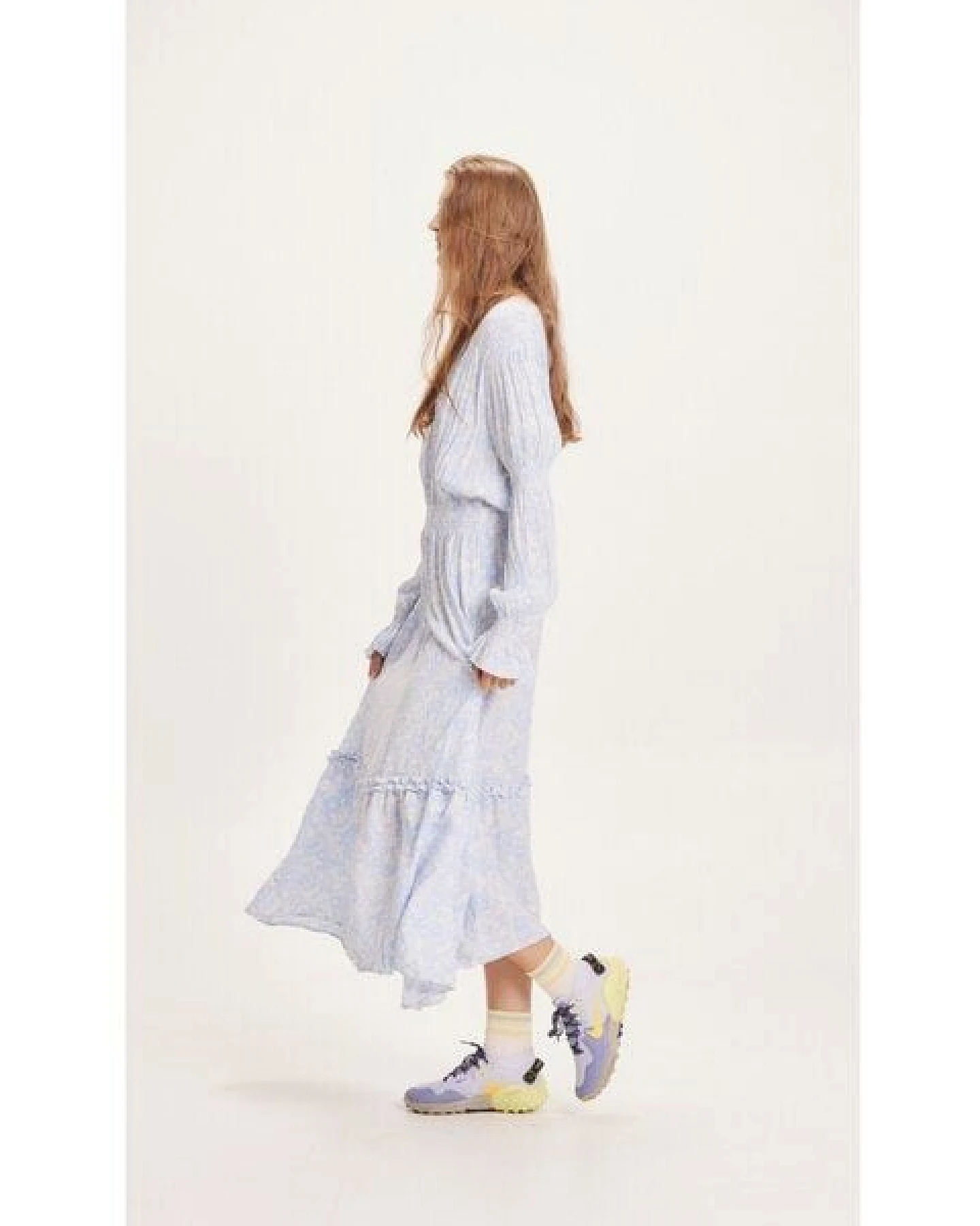 KnowledgeCotton Apparel Maxikleid FLEUR aus Lenzing EcoVero – Ansicht 2