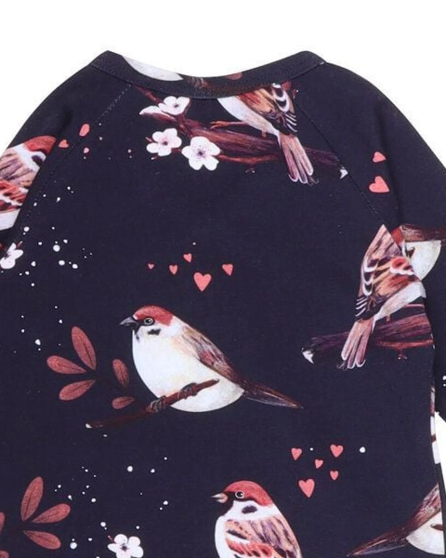 Baby Body Langarm *Little Sparrows* Gots Bio – Ansicht 3