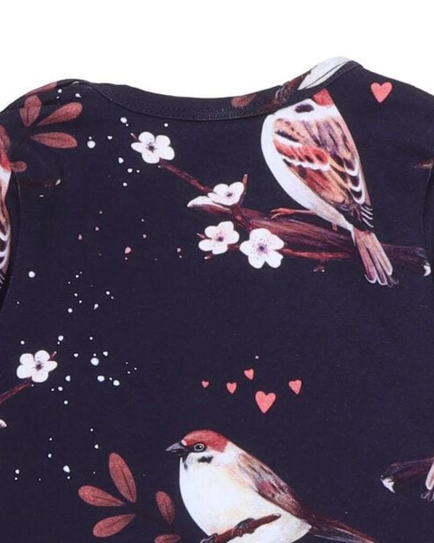 Baby Body Langarm *Little Sparrows* Gots Bio – Ansicht 4