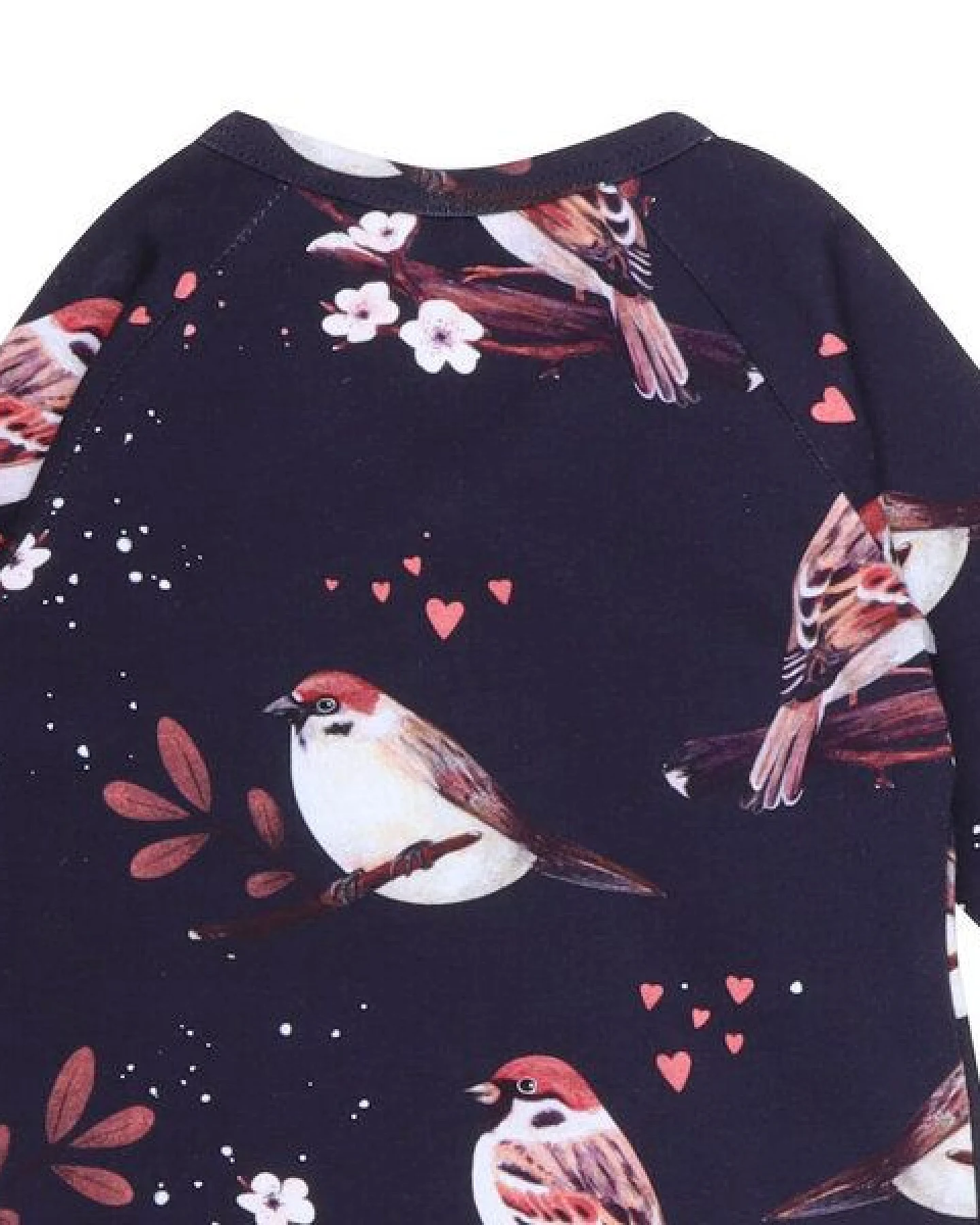 Baby Body Langarm *Little Sparrows* Gots Bio – Ansicht 3