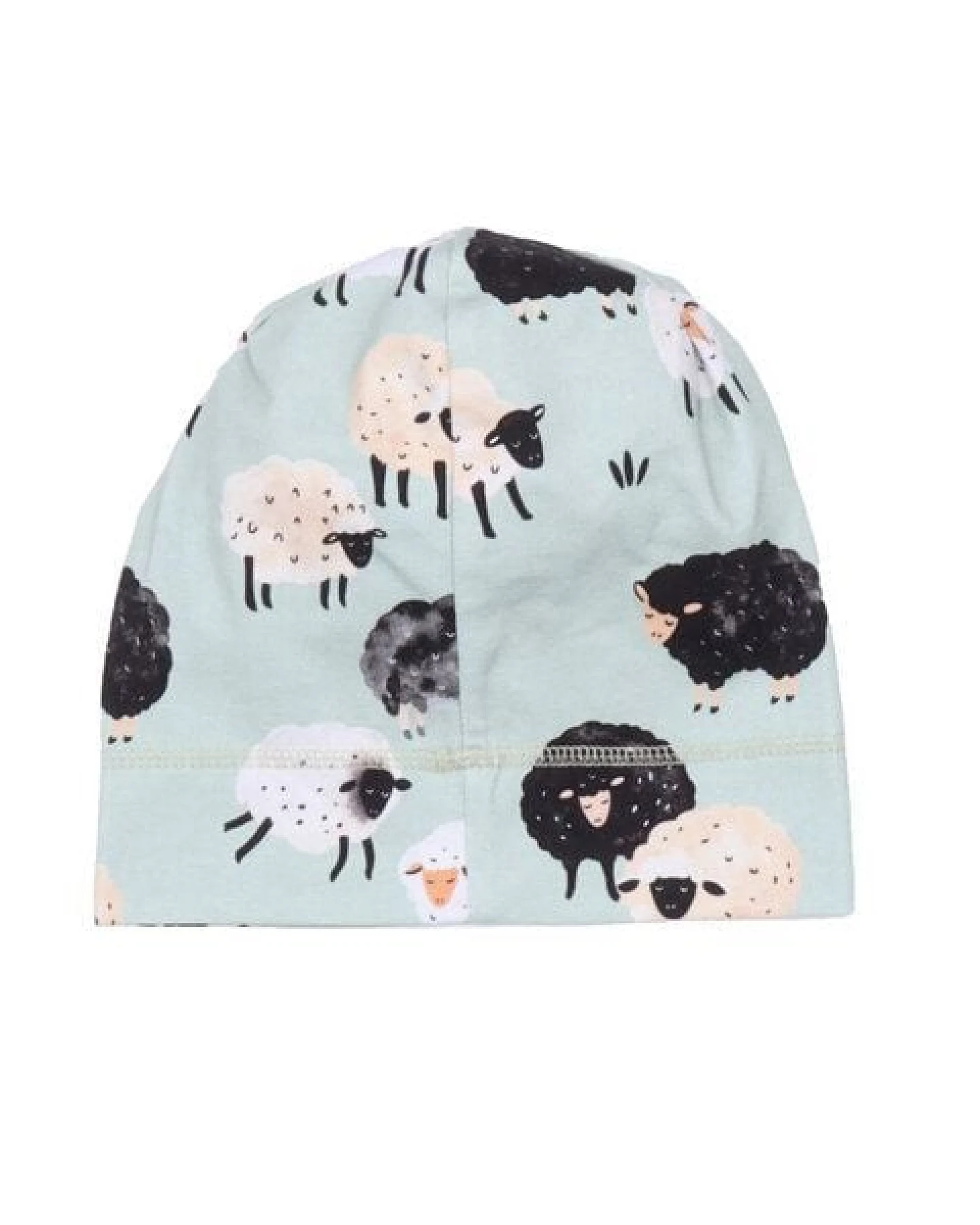 Baby Mütze/ Beanie *Fluffy Sheeps* Gots Bio – Ansicht 2