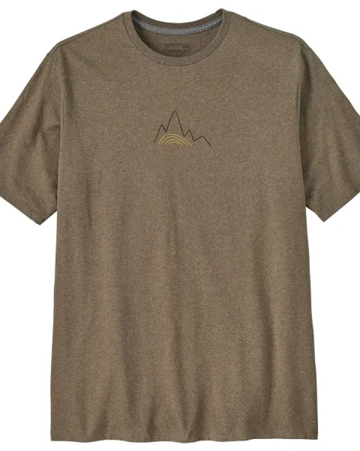 Patagonia - Berm Logo Responsibili-Tee - T-Shirt Gr S braun
