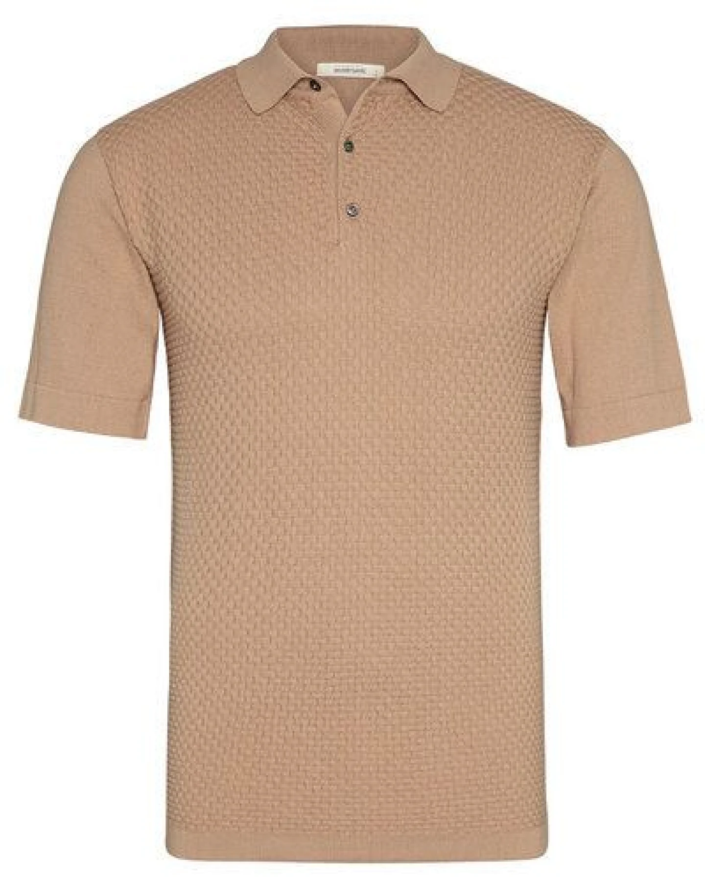 Wunderwerk Herren Poloshirt aus Bio-Baumwolle "Polo waffle knitmix 1/2 male" – Ansicht 2