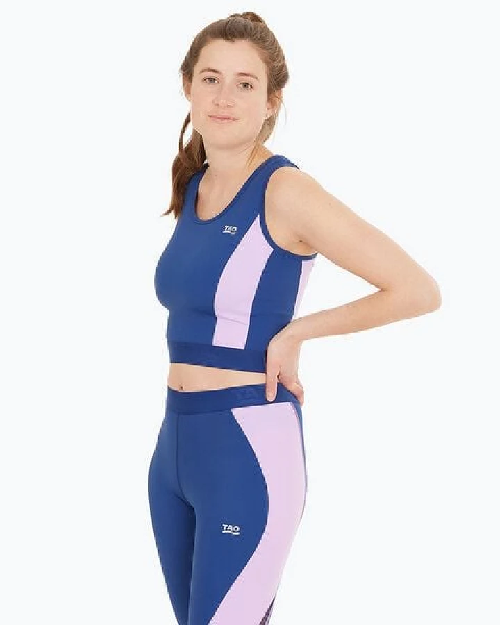 TAO Sportswear Kurzes Damen Lauftop Moana mit Reflektoren