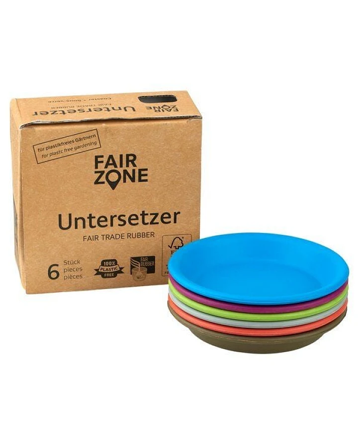 FAIR ZONE Untersetzer für Pflanztopf 6er Set, in verschiedenen Farben erhältlich
