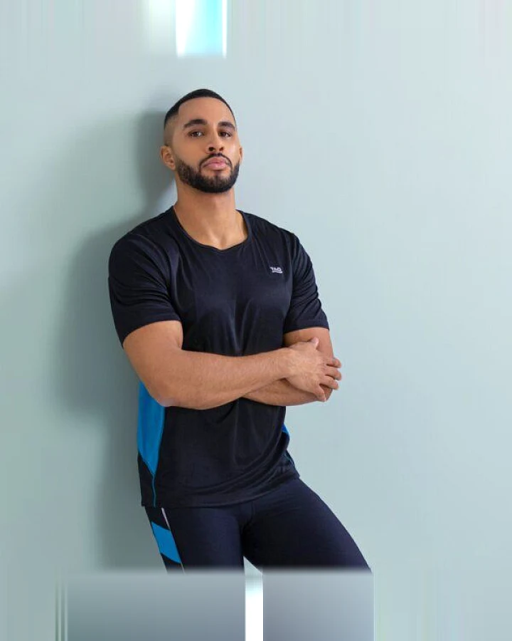 TAO Sportswear Atmungsaktives Herren Laufshirt Bahri mit Reflektoren