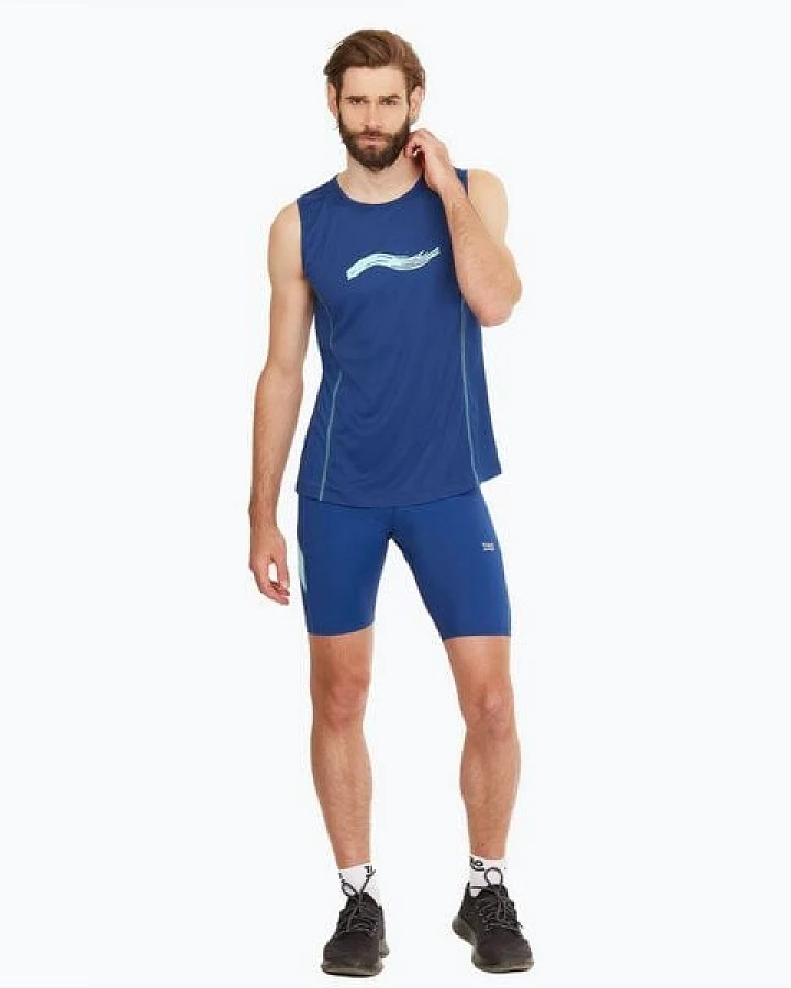TAO Sportswear Kurze Herren Lauftight Dylon mit Reißverschlusstasche