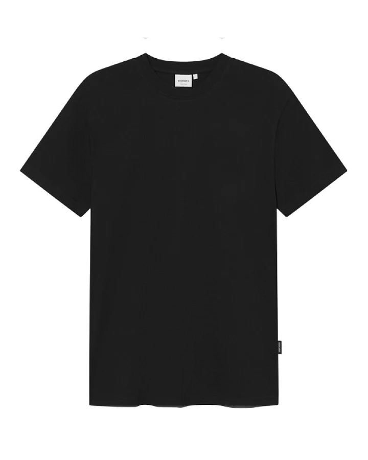 DEDICATED - T-Shirt Stockholm Base - T-Shirt Gr XL schwarz