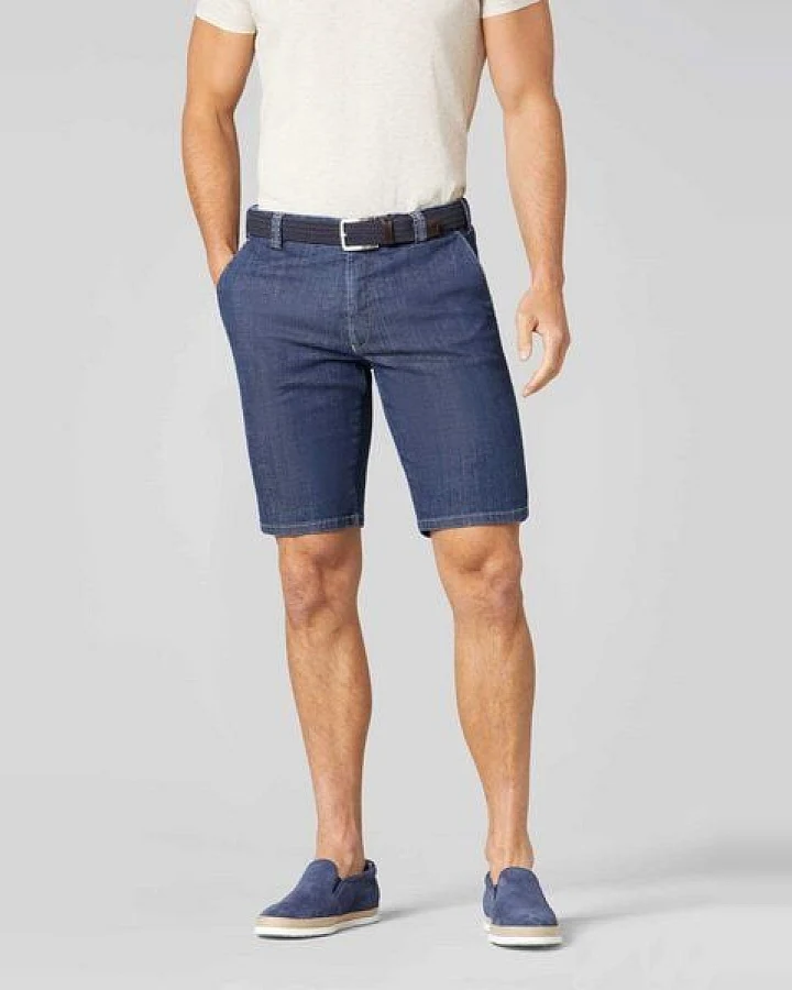 MEYER LIGHT DENIM BERMUDA