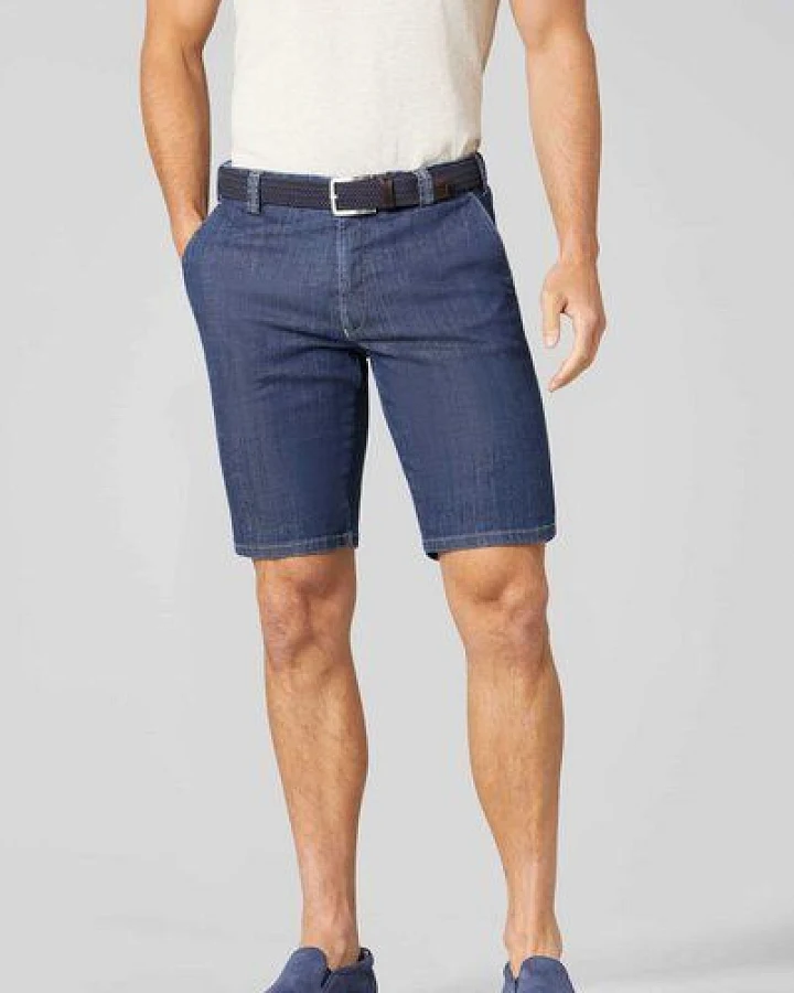 MEYER LIGHT DENIM BERMUDA