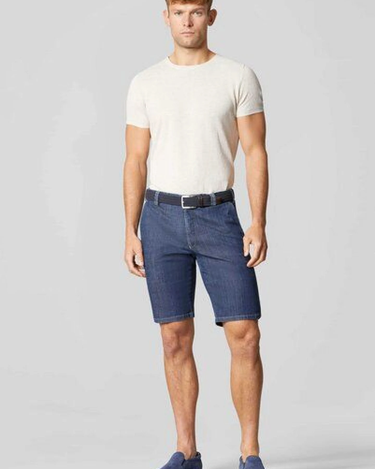 MEYER LIGHT DENIM BERMUDA – Ansicht 2