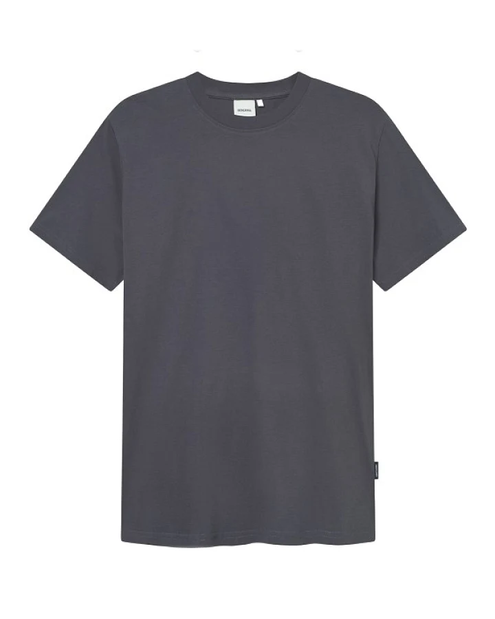 DEDICATED - T-Shirt Stockholm Base - T-Shirt Gr S blau