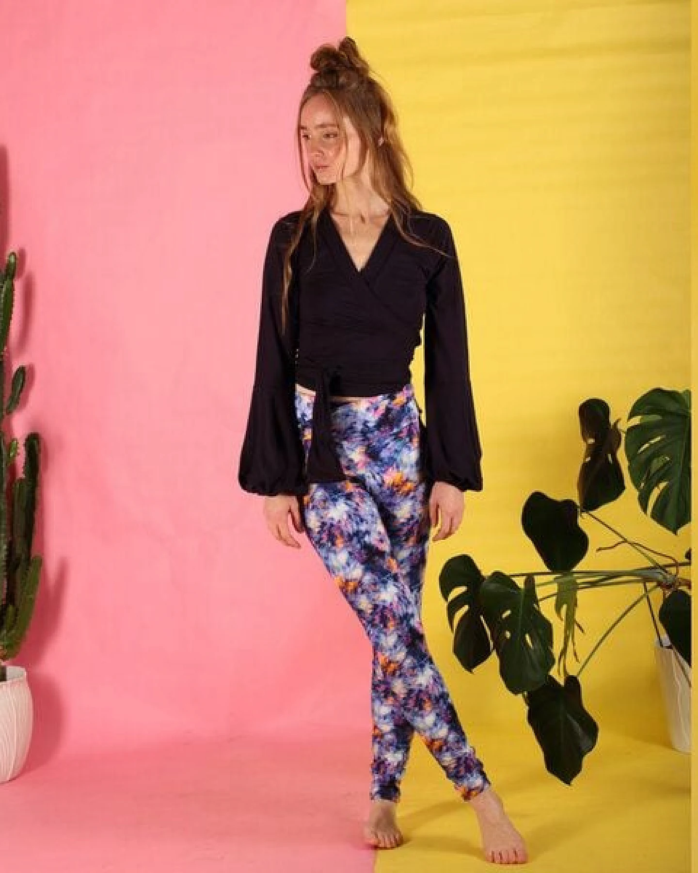 ManduTrap Leggings Chara mit Batikmuster – Ansicht 2