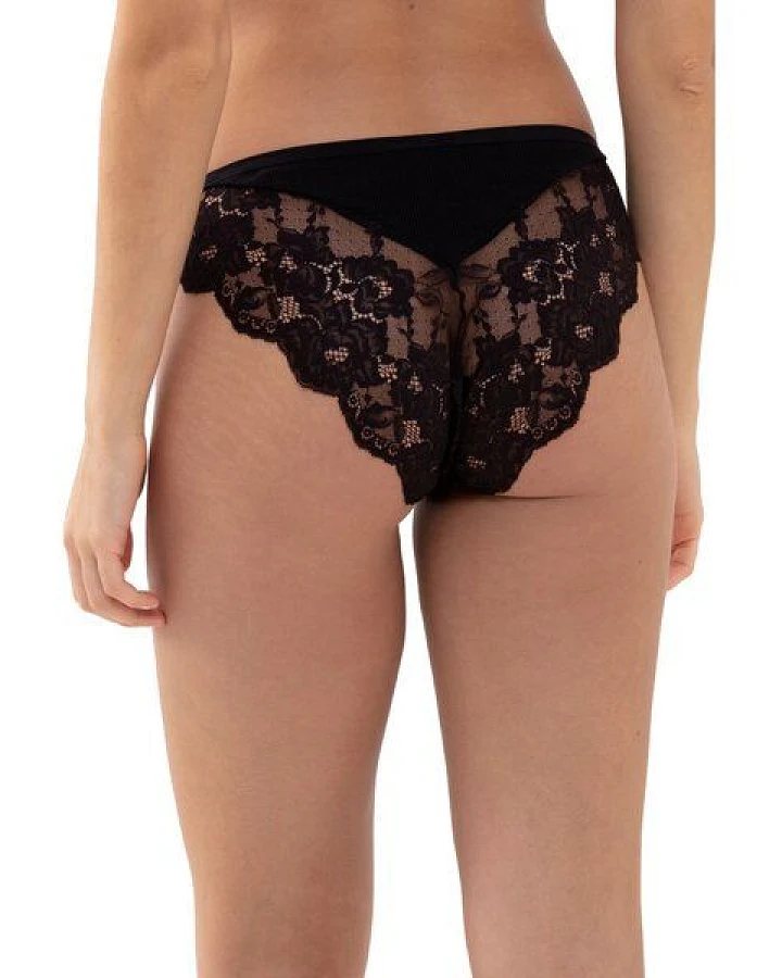 Mey Damen Mini-Slip Organic mit Spitze Bio-Baumwolle