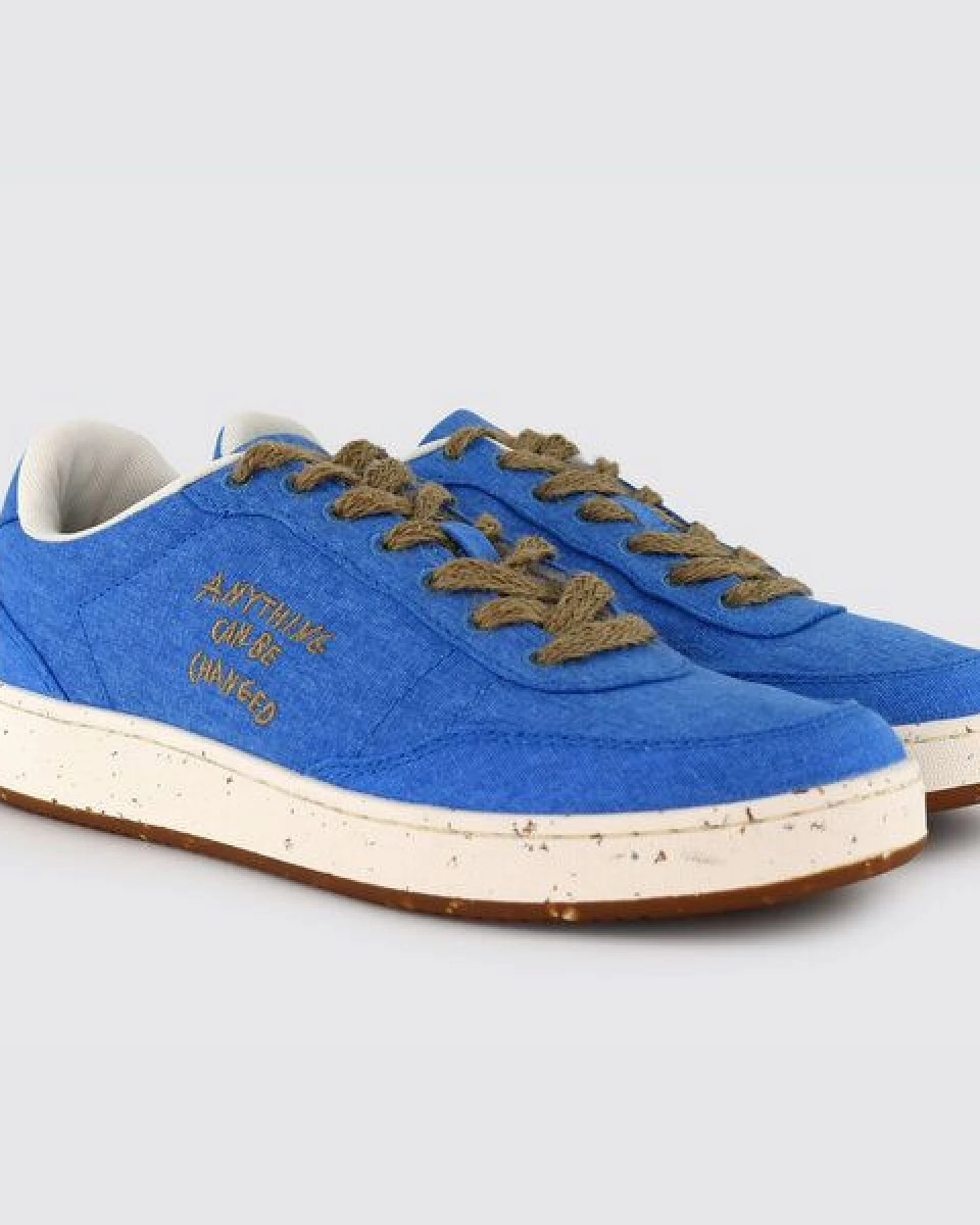 ACBC Veganer Sneaker Herren - Evergreen - Pale Blue – Ansicht 2